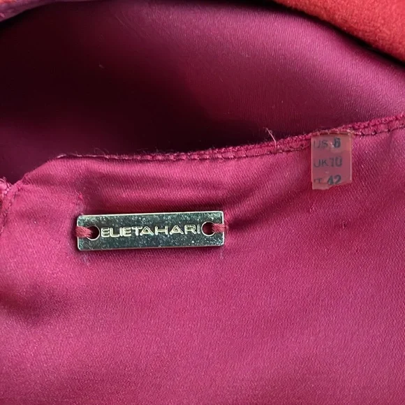 Classy Elie Tahari red wood dress - Picture 7 of 10